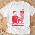 Döner Kebab Dönerladen Hallo Bitteschön T-Shirt Geschenke für alte Männer