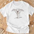 Dulce Perro El Divertido Galgo De Los Dibujos Animados Camiseta unisex Regalos para ancianos