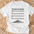 El Sonido Del Silencio Divertido Regalo Musical Camiseta unisex Regalos para ancianos