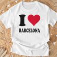 Me Encanta Barcelona Camiseta unisex Regalos para ancianos