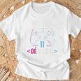 Enfant Gamer Glitch Cadeau D'anniversaire 11 Ans Niveau 11 Débloqué T-Shirt Cadeaux pour les vieillards