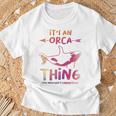Es Una Cosa Orca Que No Entenderías Manga Larga Camiseta unisex Regalos para ancianos