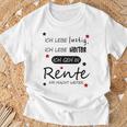 Humour Ich Geh In Rente T-Shirt Geschenke für alte Männer