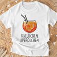 Hallöchen Aperoilchen For And Gray T-Shirt Geschenke für alte Männer