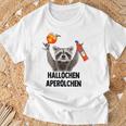 Hallochen Aperölchen X Raccoon Meme Racoon X Pedro Spritz T-Shirt Geschenke für alte Männer