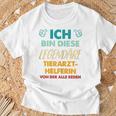 Ich Bin Diese Legendäre Tierarzthelferin T-Shirt Geschenke für alte Männer