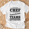 Ich Bin Stolzer Chef Eines Unheuer Fantastische Teams Job T-Shirt Geschenke für alte Männer