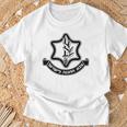 Idf Israele Forze Di Difesa Israeli Emblema Delle Forze Armate Maglietta Regalos para ancianos