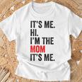 It's Me Hi I'm The Mom It's Me Retro Kid T-Shirt Gifts for Old Men