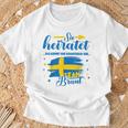 Jga Women's Sweden Poltern Hen Party T-Shirt Geschenke für alte Männer