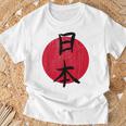 Kanji Japan Cool Camicia Giapponese Maglietta Regalos para ancianos