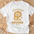 Kinder Ich Werde Großer Bruder 2025 Big Lion Brother Baby T-Shirt Geschenke für alte Männer