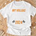 Kinder Mitollgas In Die 1St Klasse Schulkind 2024 Schulkind A T-Shirt Geschenke für alte Männer