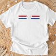 Lion Crest Holland Flag Nederland Netherlands T-Shirt Geschenke für alte Männer