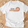 I Love Nixon Personalizado Retro Sunset Primer Nombre Camiseta unisex Regalos para ancianos