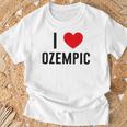 I Love Ozempic I Love Ozempic T-Shirt Geschenke für alte Männer