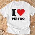 I Love Pietro T-Shirt Geschenke für alte Männer