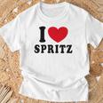 I Love Spritz Ich Liebe Spritz Cuore Trendig Classic Cool Maglietta Regalos para ancianos