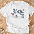 Maui Hawaii Surf Beachintage Souvenir Surfer Gray T-Shirt Geschenke für alte Männer