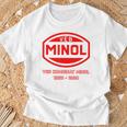 Minol -Ebolkseigener Betrieb Minol Yellow T-Shirt Geschenke für alte Männer