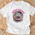 Moo Deng Pigmeo Rimbalzante In Tailandese Il Simpatico Ippopotamo Bambino Maglietta Regalos para ancianos
