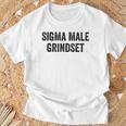 Motivazione Individualista Mentalità Sigma Male Grindset Maglietta Regalos para ancianos