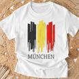 München Germania München Deutschland Monaco Di Baviera Striped Maglietta Regalos para ancianos