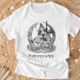 Padmasambhava Guru Rinpoche Tibetan Buddha Mantra Buddhist T-Shirt Geschenke für alte Männer