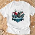 Pesca En Alabama Pesca Alabama Camiseta unisex Regalos para ancianos