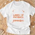 Physics Science Nerd Physics T-Shirt Geschenke für alte Männer