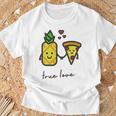 Pizza Hawaii True Love Pizza Love T-Shirt Geschenke für alte Männer