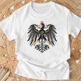 Preußen Wappen Patriot Deutschland Blue T-Shirt Geschenke für alte Männer