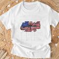 The Problem Is Not Guns It's Hearts Without God On Back T-Shirt Gifts for Old Men