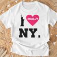 I Really Heart Love Ny Love New York Maglietta Regalos para ancianos