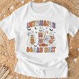 Retro Intensive Care Unit Nurse Halloween Icu Nurse Ghosts T-Shirt Gifts for Old Men