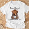 Rhodesian Ridgeback Hund Guten Morgen Ganz Dünne Eis Women's T-Shirt Geschenke für alte Männer