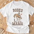 Rodeo Mama Mommy Mom Western Cowboy Birthday Family Matching T-Shirt Gifts for Old Men