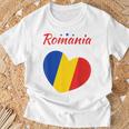 Romania Flag Women's Romania T-Shirt Geschenke für alte Männer