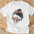S De Calavera Calavera Manga Larga Camiseta unisex Regalos para ancianos