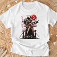 Samurai Giapponese Ronin Bushido Spirit Spada Katana Maglietta Regalos para ancianos