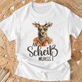 An Scheiß Muass I Trachten Grantler Oktoberfest T-Shirt Geschenke für alte Männer