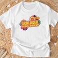 Schlager Was Sonst Schlager Outfit Party Gray S T-Shirt Geschenke für alte Männer