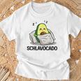 Schlavocado Official Sleep Pyjamas Sleep Avocado Gray T-Shirt Geschenke für alte Männer