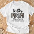 Senior Mom Class Of 2025 Senior Mama 2025 Graduation Leopard T-Shirt Gifts for Old Men