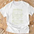 Sintage De 1977 Para Hombre Retro Divertidas Cumpleaños De 1977 Camiseta unisex Regalos para ancianos