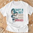 Snake Serpent Nur Ein Junge Die Schnnen Loves S T-Shirt Geschenke für alte Männer