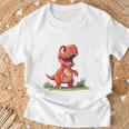 T-Rex 5Th Birthday Dino Ich Bin Schon 5 Jahre Alt German Langu T-Shirt Geschenke für alte Männer