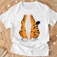 Tiger Tiger Costume Orange T-Shirt Geschenke für alte Männer