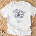 Travel Africa Tanzania Serengeti Ngorongoro Dar El Salaam Blue T-Shirt Geschenke für alte Männer