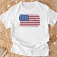 Usa Sports America Usa Flag T-Shirt Geschenke für alte Männer